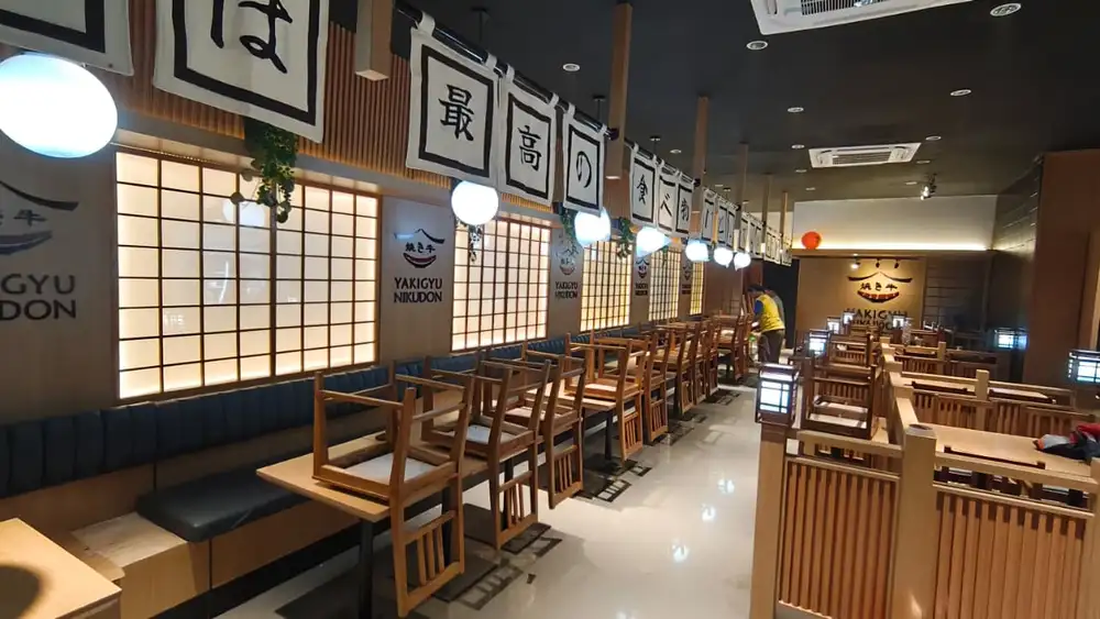 Dokumentasi pekerjaan renovasi dan interior restoran Jepang di Bekasi oleh Solusi Bangun Jaya